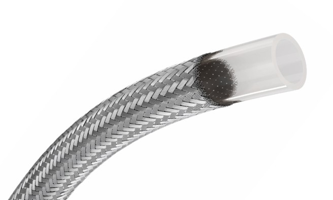 Flexible spécifique PTFE tresse inox Flexible spécifique PTFE tresse inox