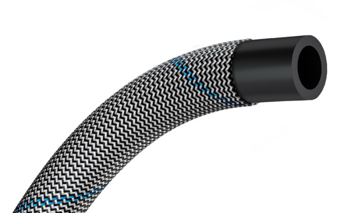 Tuyau Butyle tresse polyester Tuyau Butyle tresse polyester