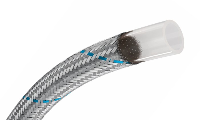 Tuyau PEX tresse inox Tuyau PEX tresse inox