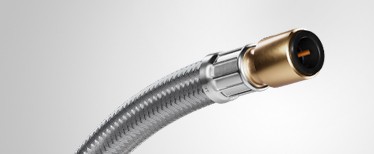 Flexible water supply for chilled ceilings radiant ceilings