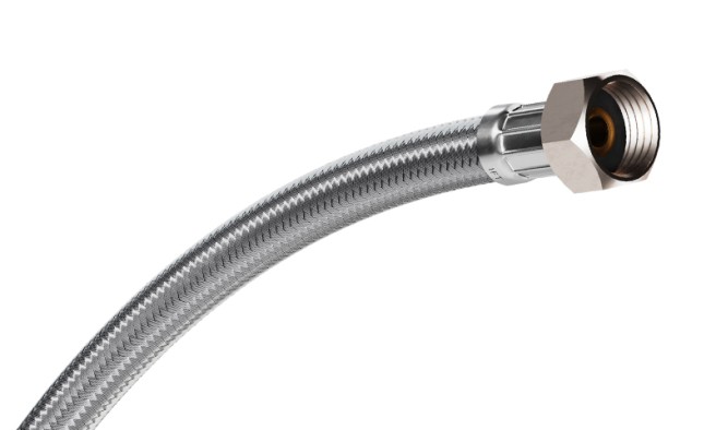 Flexible EPDM tresse inox DN08
