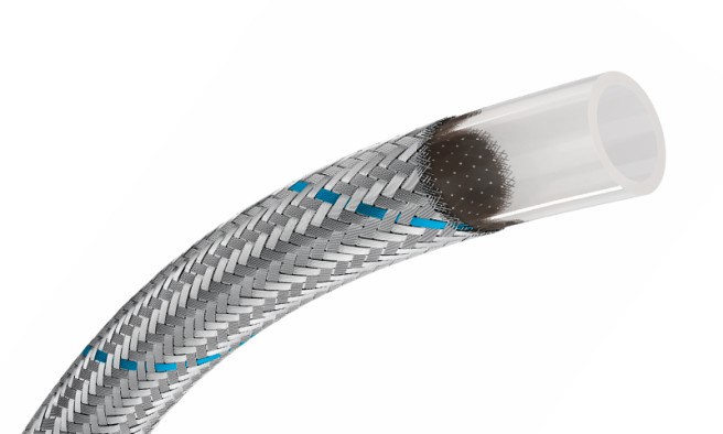 Tuyau PEX tresse inox