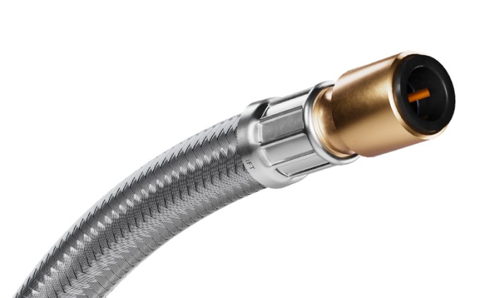 Flexible EPDM tresse inox DN10, 12 et 15