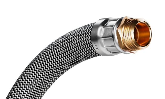 Flexible EPDM tresse textile DN15 à 50
