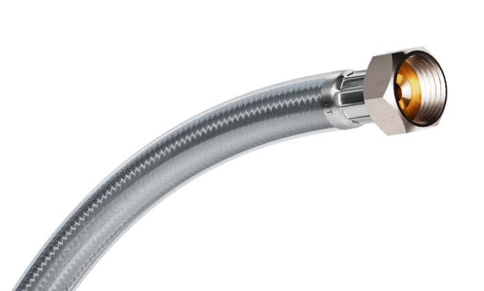Flexible EPDM tresse inox avec recouvrement PVC