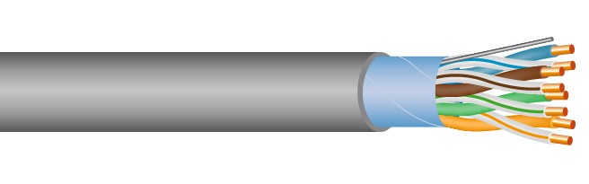 TS LAN Cat 5e F/UTP LSZH