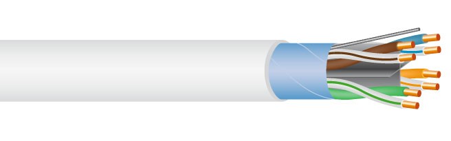 TS LAN Cat 6 F/UTP LSZH Cca