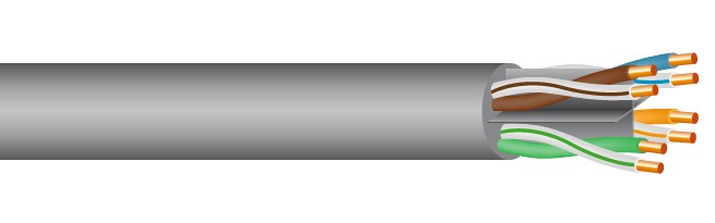 TS LAN Cat 6 U/UTP LSZH
