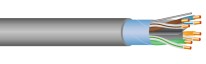 TS LAN Cat 6A F/UTP LSZH