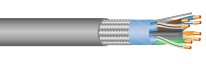 TS LAN Cat 6A SF/UTP LSZH