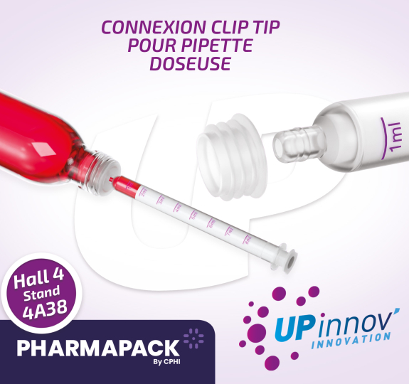 CLIP TIP raccord pour seringue orales et pipette doseuses